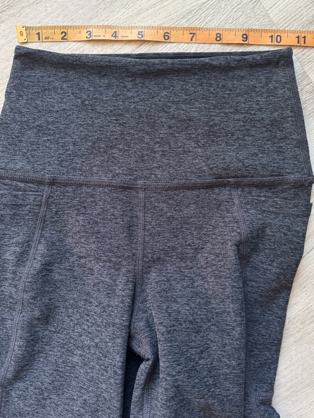 Beyond Yoga Heather Grey Core Spacedye Out Of Pocket High Waisted Leggings Small - Picture 9 of 9